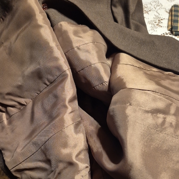 Worth Women's Dark Brown Blazer And Long Skirt Set - Picture 11 of 15